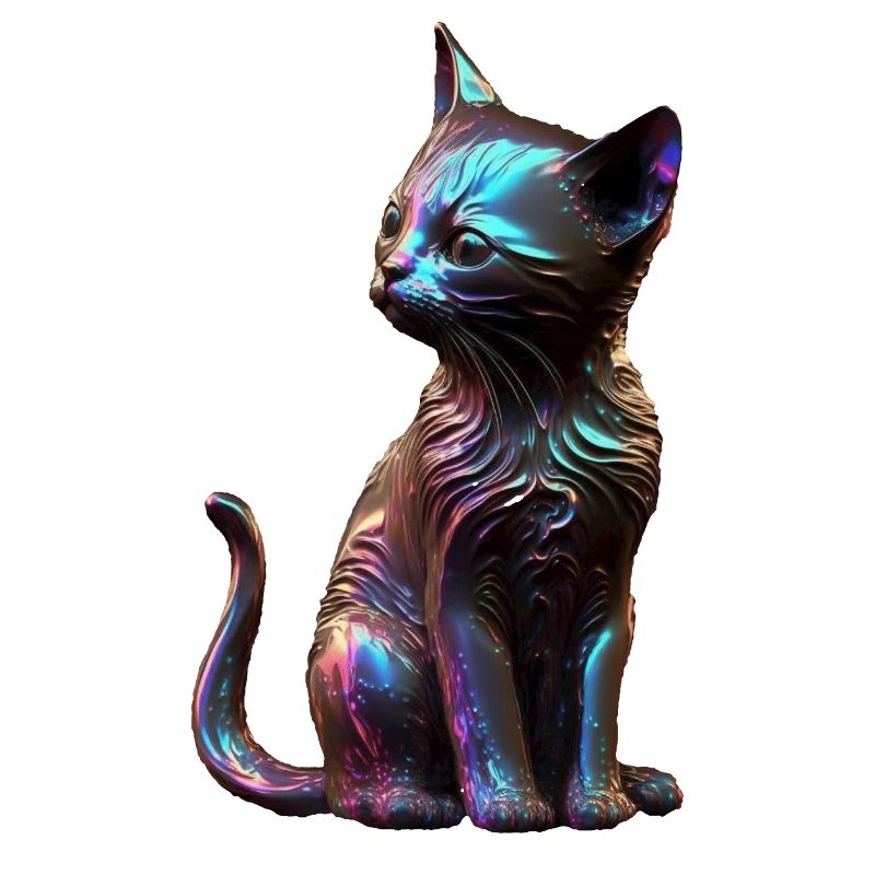 kitten phantasamal iridescent