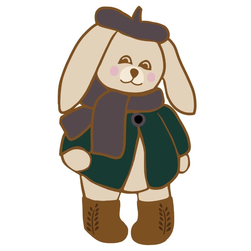 Hase im Herbst