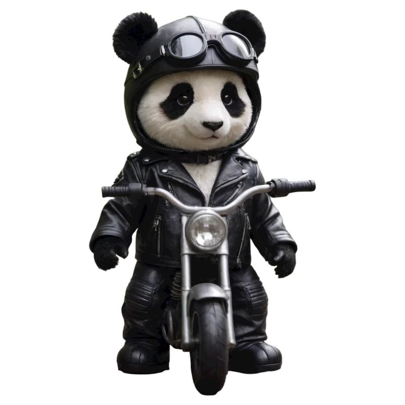 Biker Panda