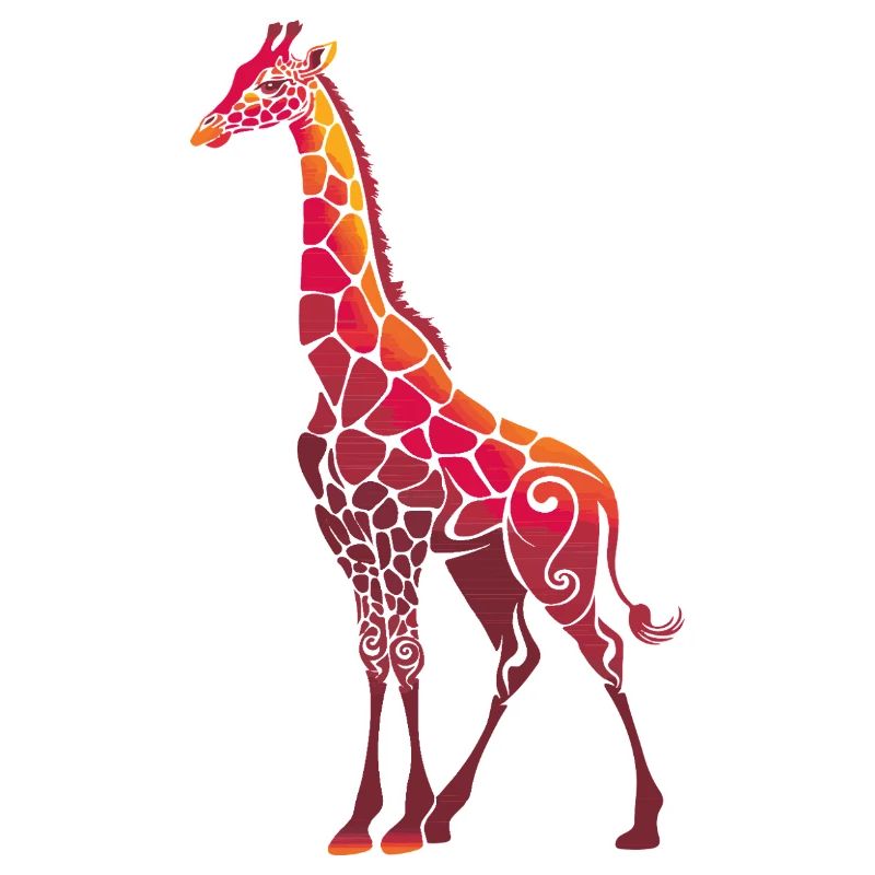 Giraffen-Kunst