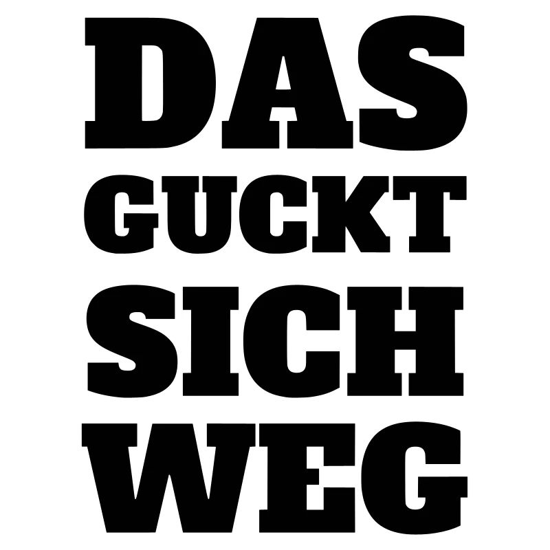Das guckt sich weg Spruch Handwerker Geschenk Idee