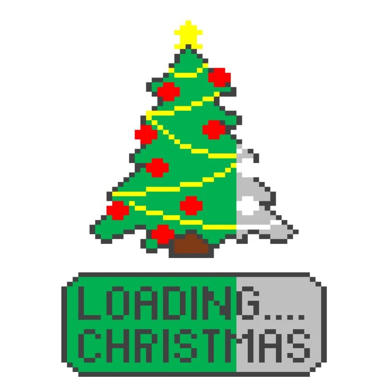 Weihnachtsbaum wird geladen