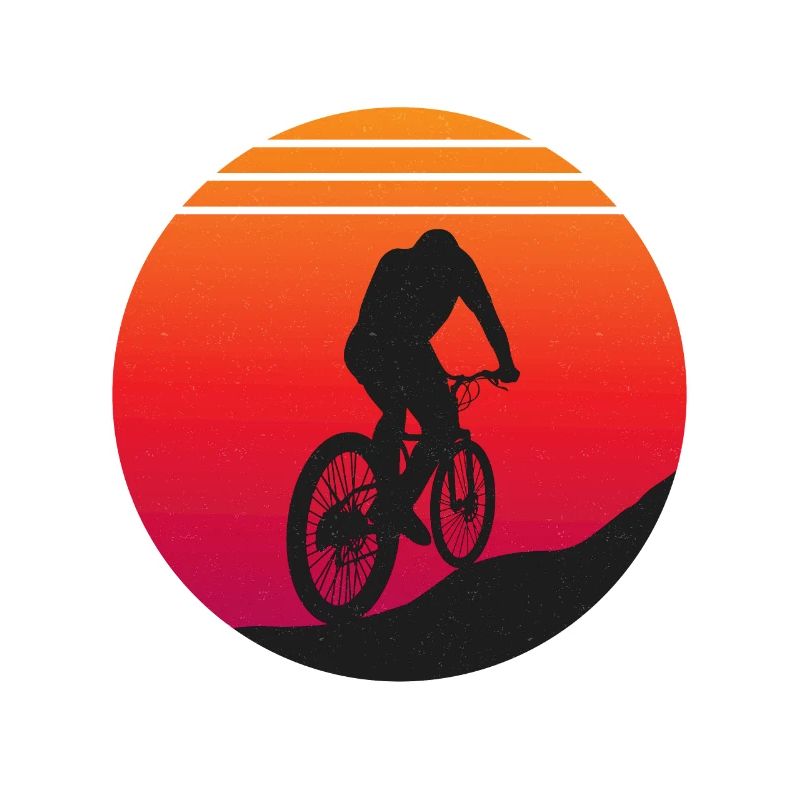 Mountainbike - Sunset