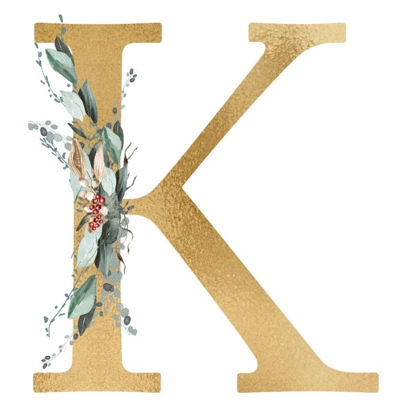 Personalisierbar Monogramm AK