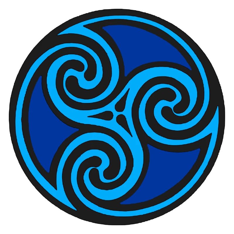Spezial Triskele blau