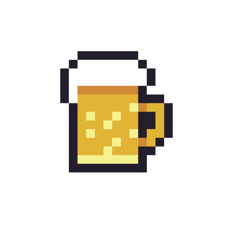 Pixel Bierkrug