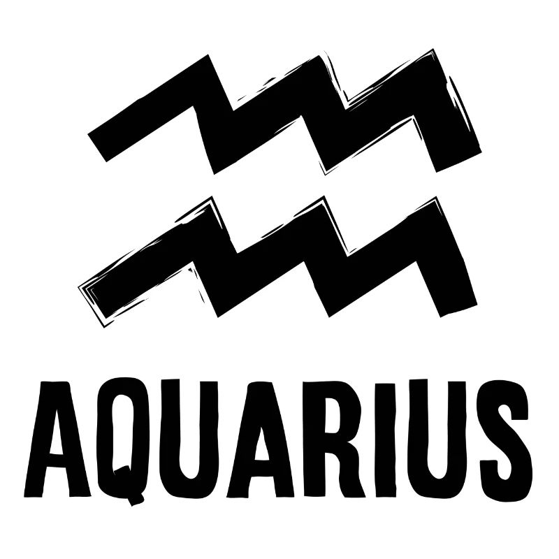 Sternzeichen Aquarius Zeichen Geschenk Idee