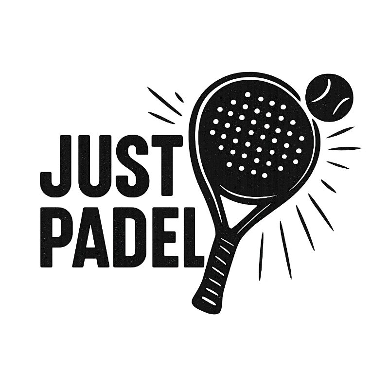 Just Padel Logo Silhouetten