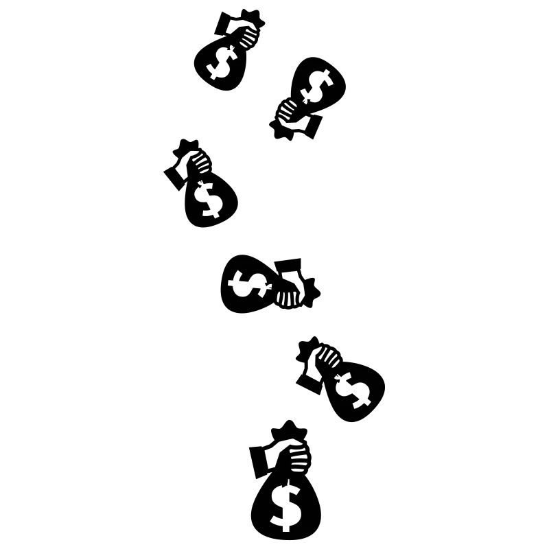 Geld Money silhouette