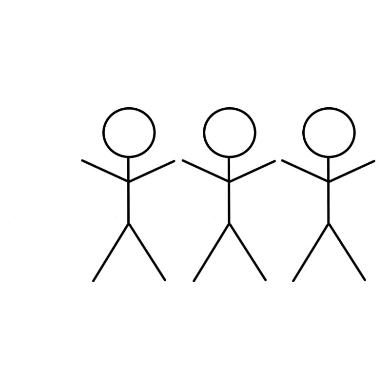 3 Strichmännchen