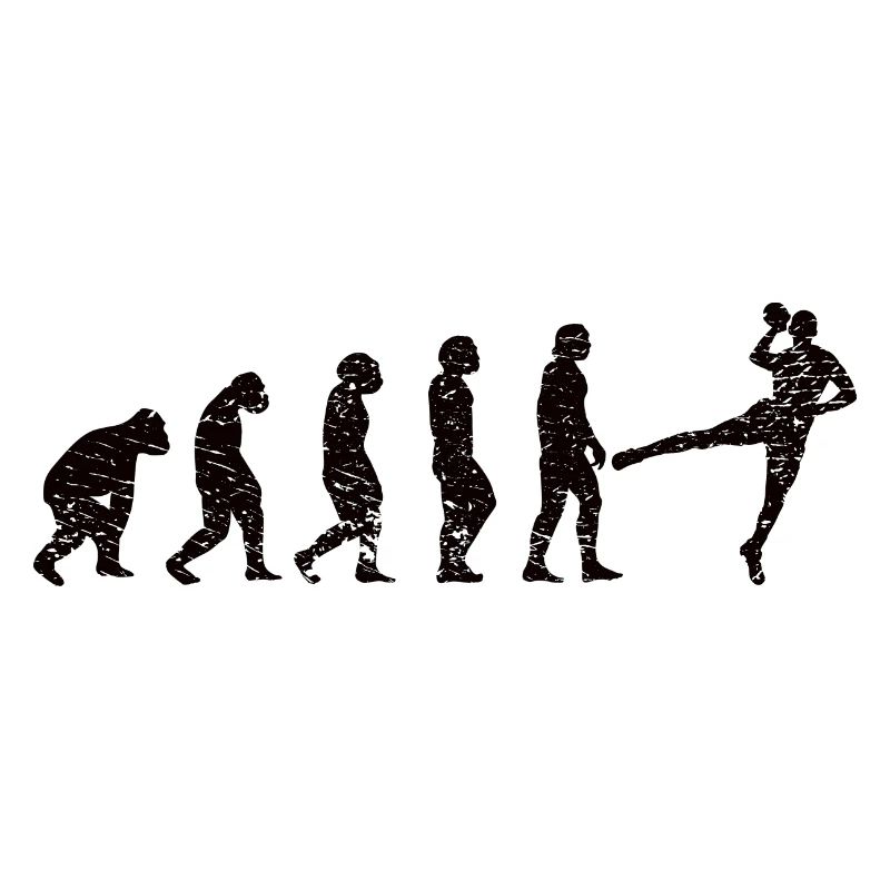Handball Team Handballer Evolution Handball Player