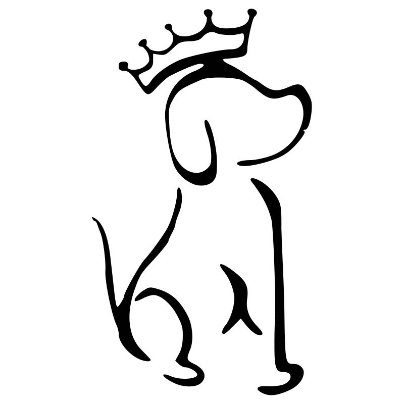 hund mit krone