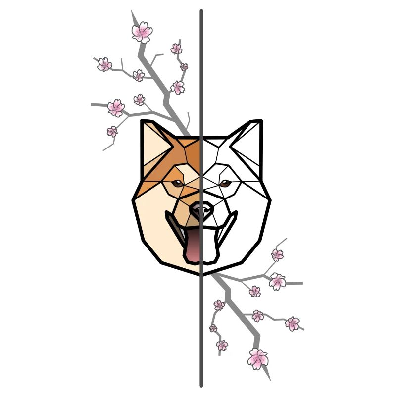 Shiba Inu - Doppelseite