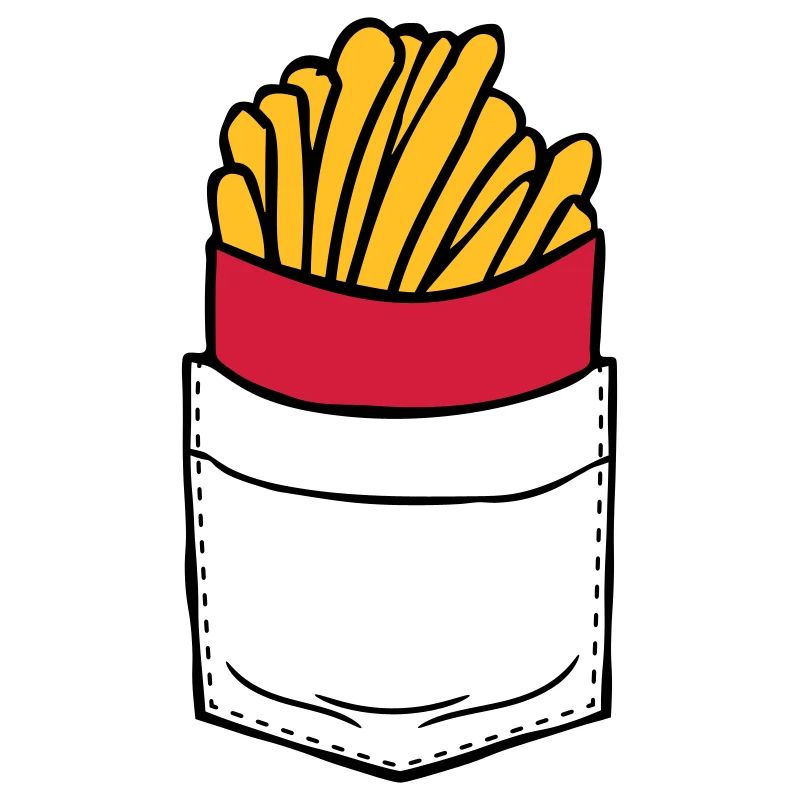 Brusttasche Pommes Frites