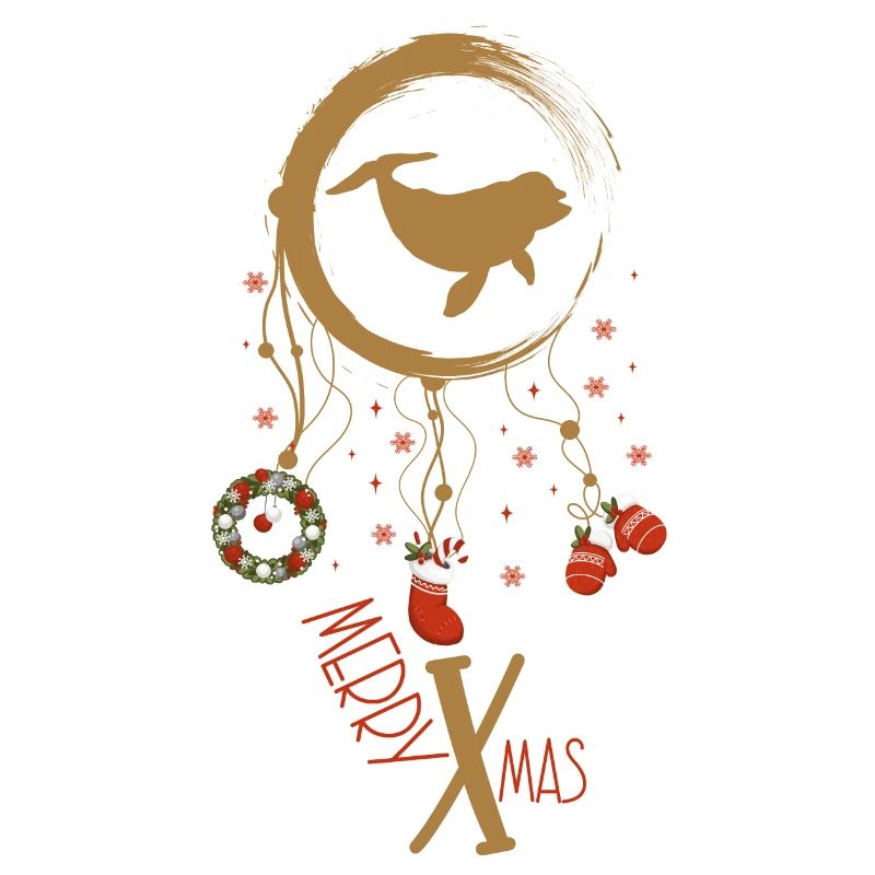 Delfin Weihnachten Weihnachtstraumfänger