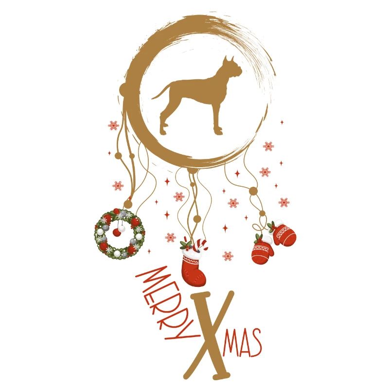 Boxer Weihnachten Weihnachtstraumfänger