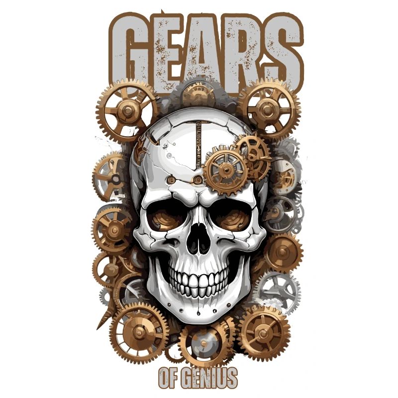 Skull Genius Zahnräder
