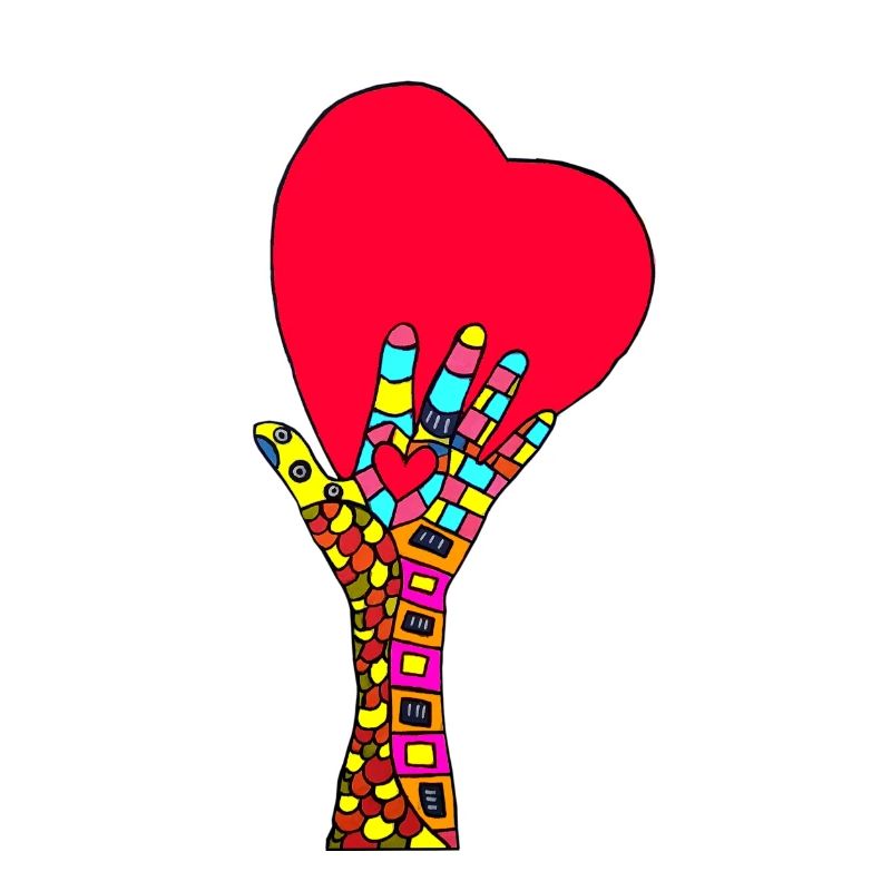 Hand mit Herz12