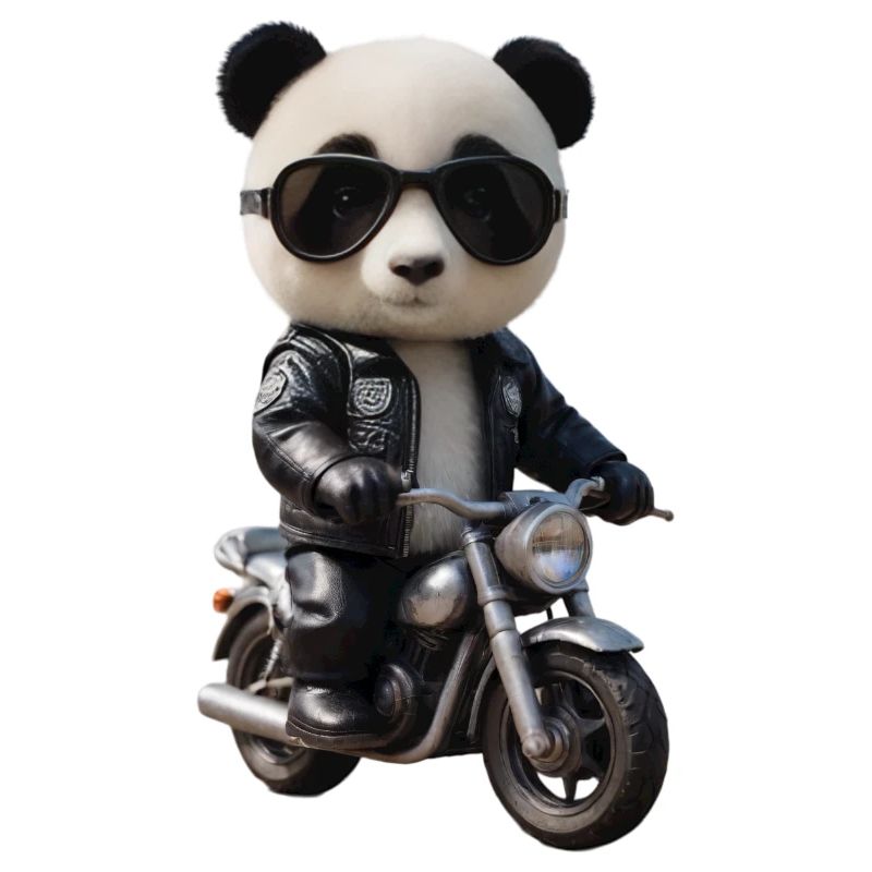 Biker Panda