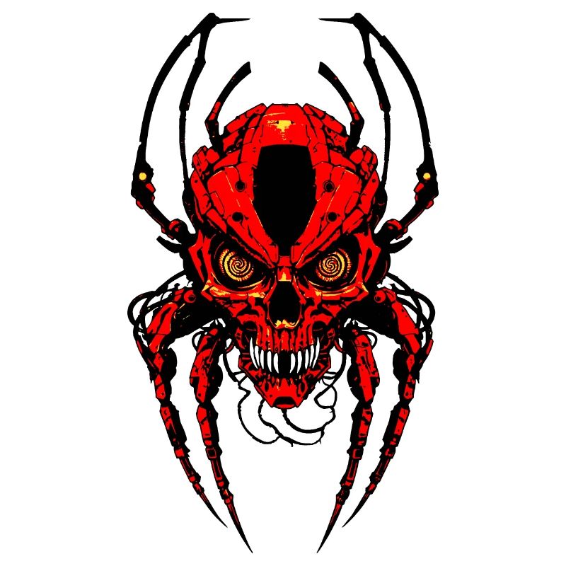 Spinnen Skull
