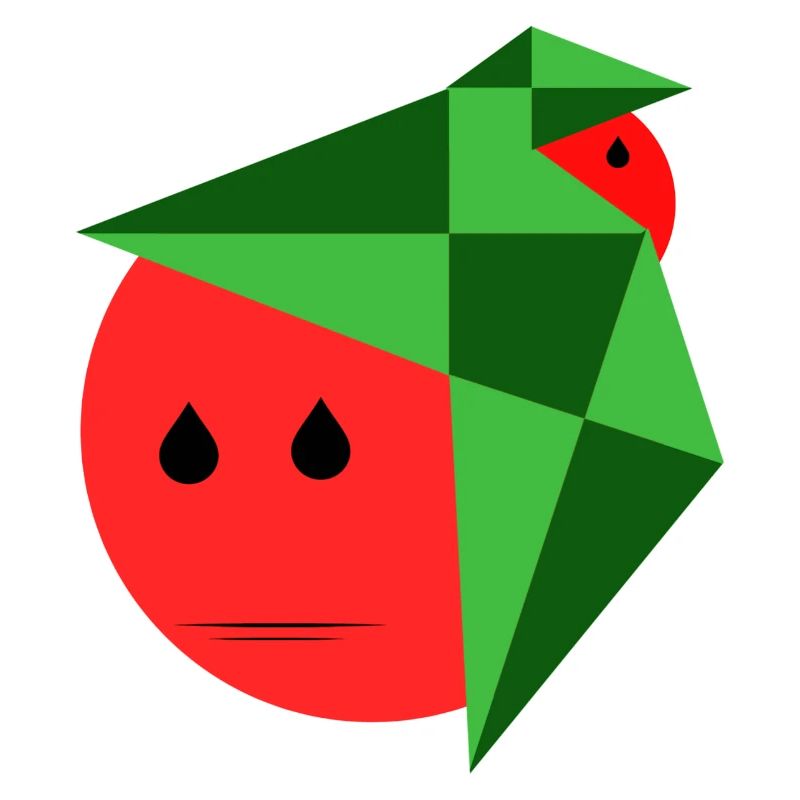 Lustiger Wassermelonenmann