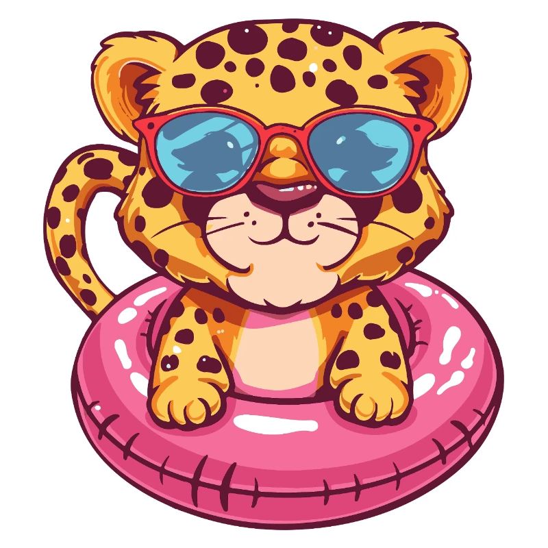 Leopard Comic Cool