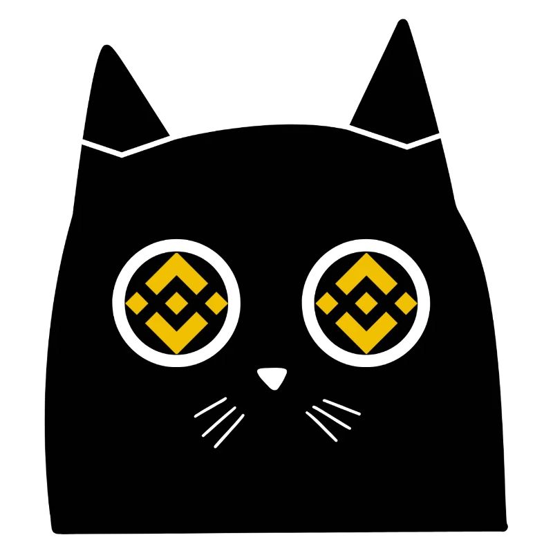 Kryptische Katze Digitale Illustration