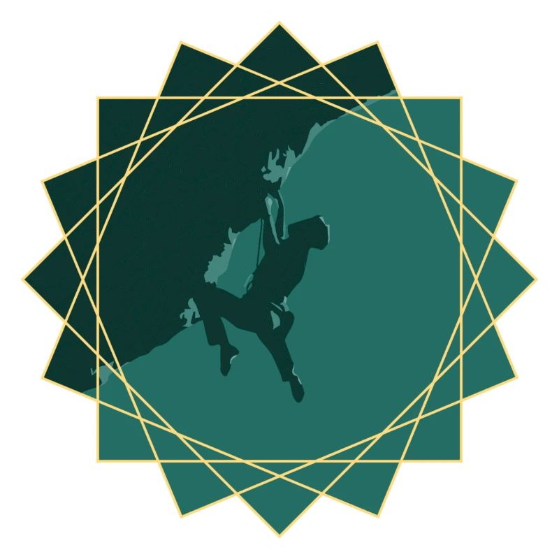 Kletterer beim Klettern