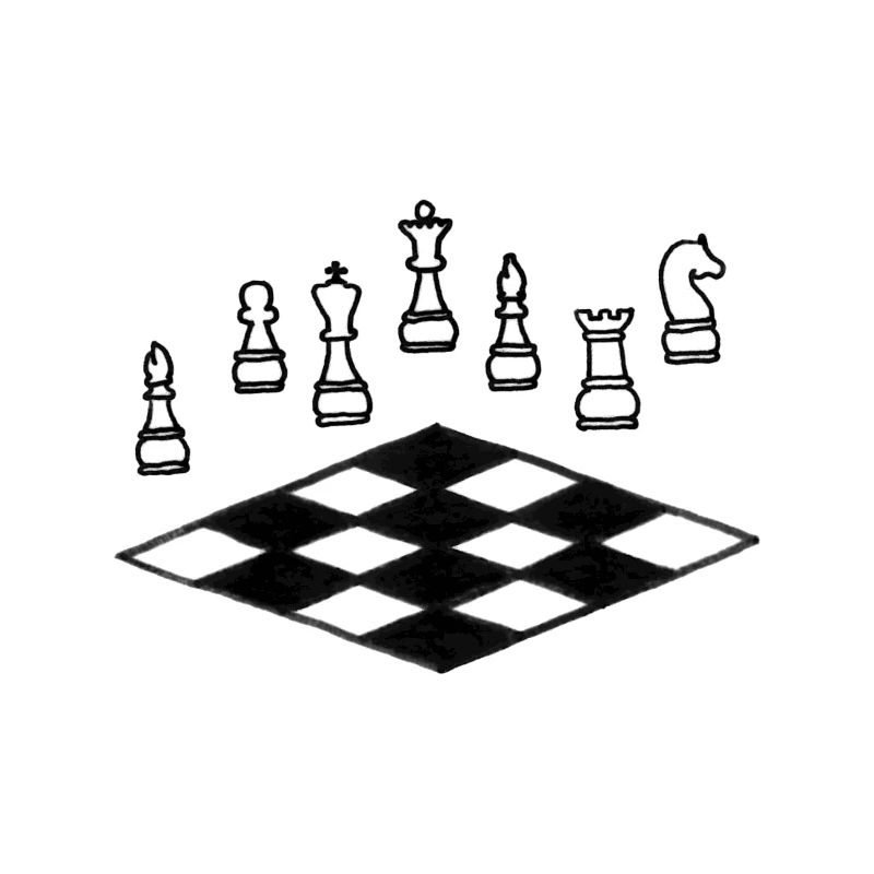 Schachbrett Schach Figuren