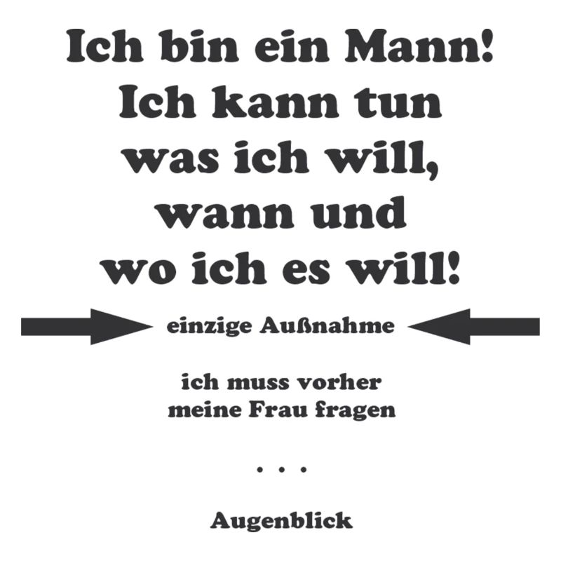 Echter Mann! Geschenk für den Ehemann