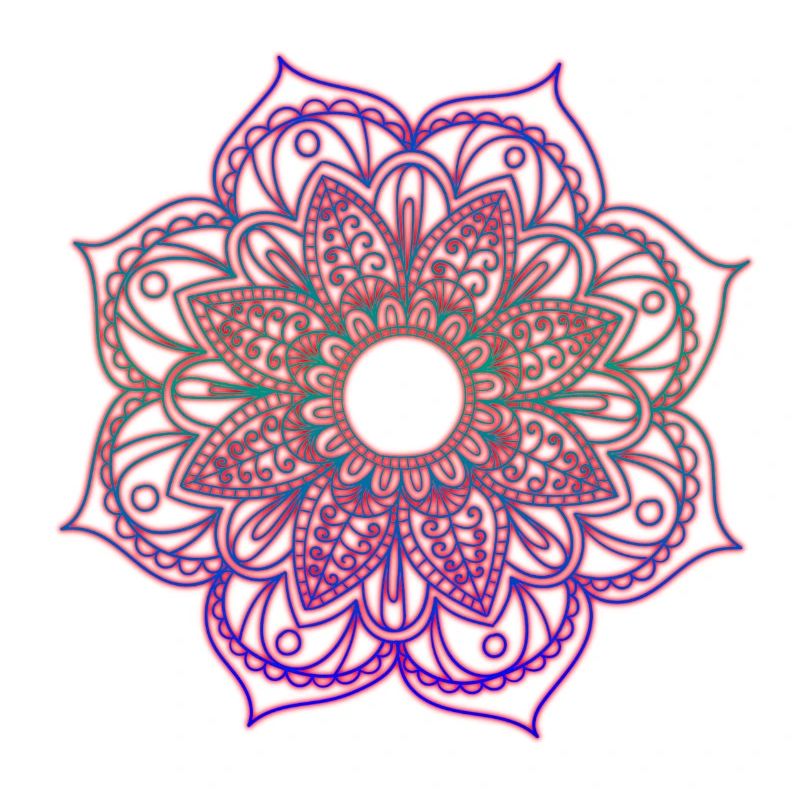 Mandala rot