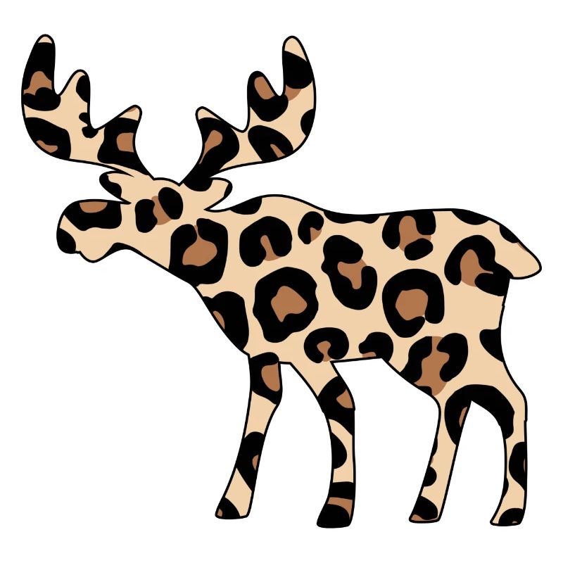faune orignal orignal nid tendance léopard