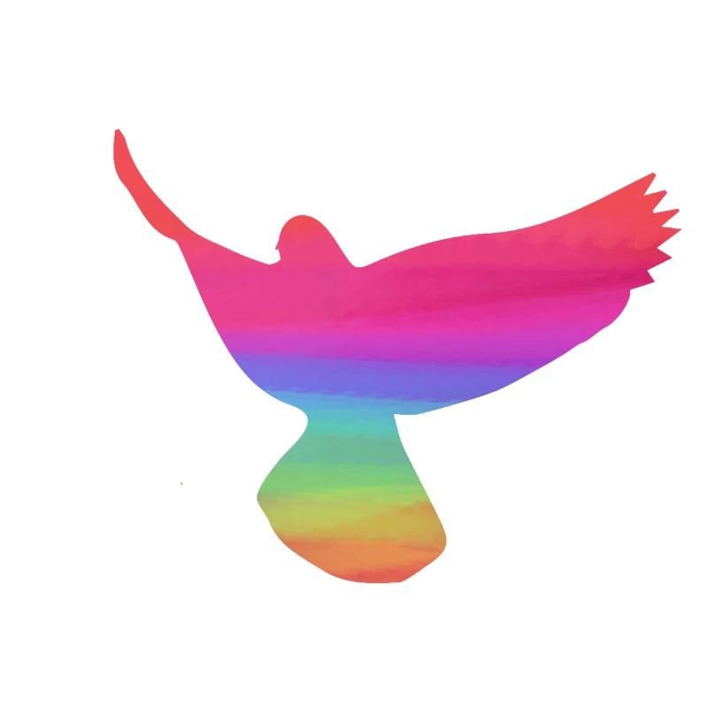 tauben,taube,vögel,regenbogen,bunt,graffiti,