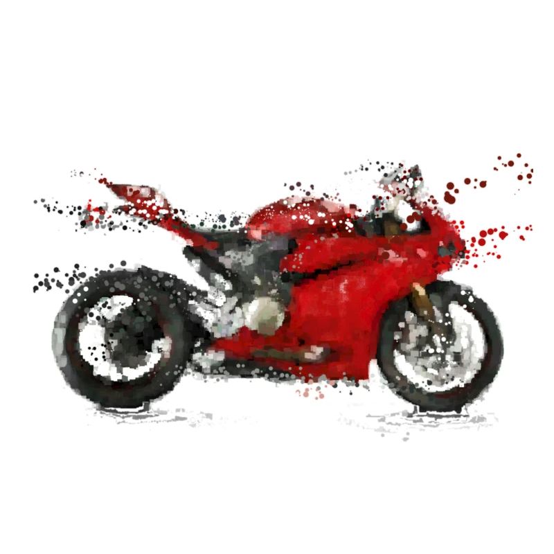 Rote Motorrad