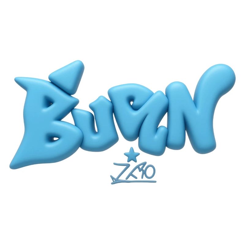 Bunz Z10 3D Schrift