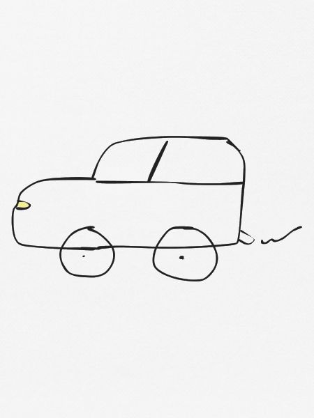 Drawn car