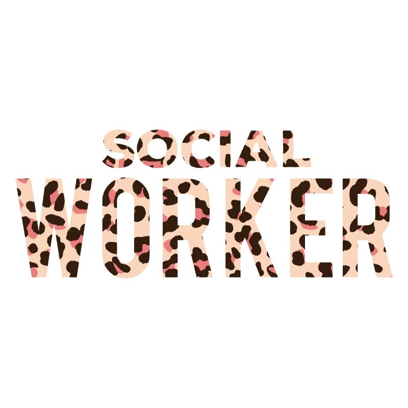 Leopard Social Worker Funny Job Title S
