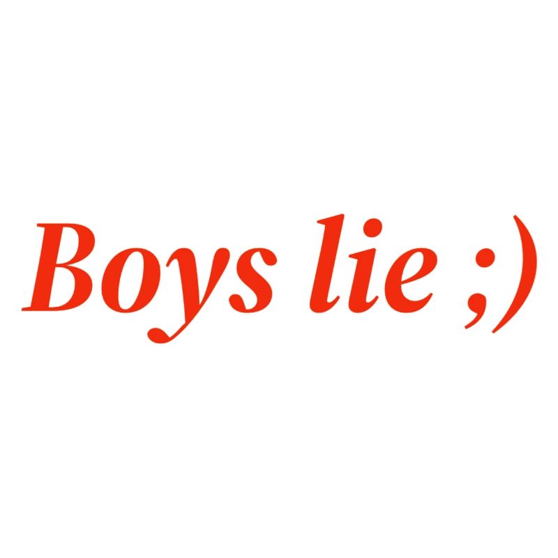 Boys lie