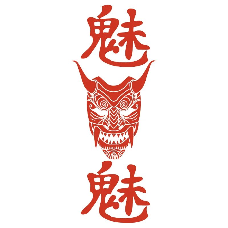 Japanischer roter Dämon
