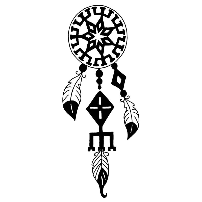 Schwarzer Traumfänger