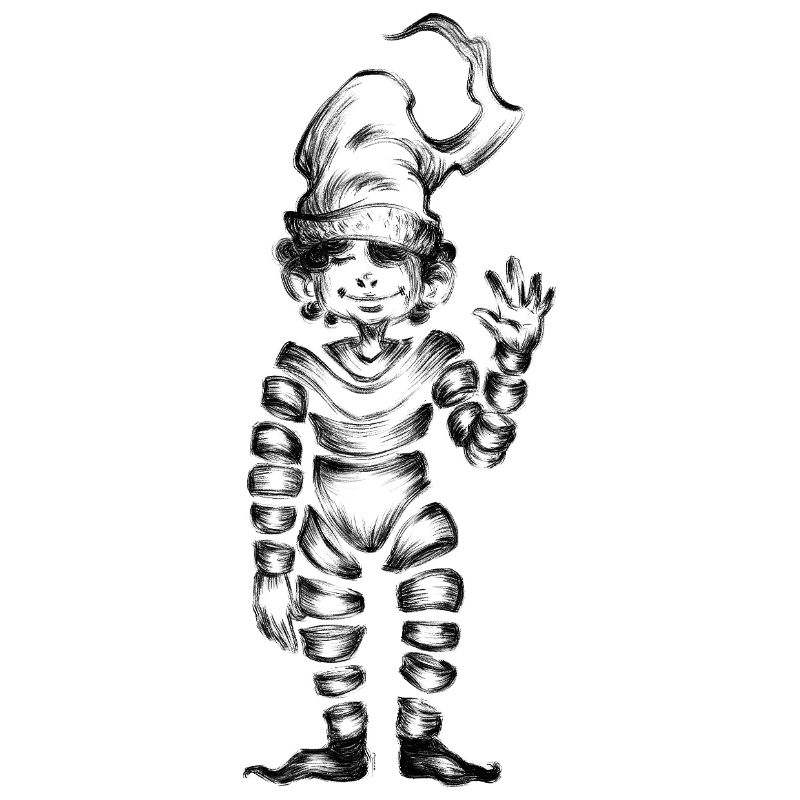 Kleines schwarzes Unsichtbares