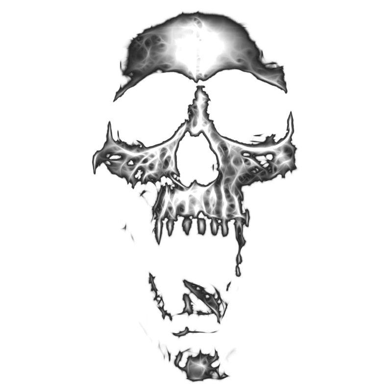 Schädel, Kopf-Death-Metal,