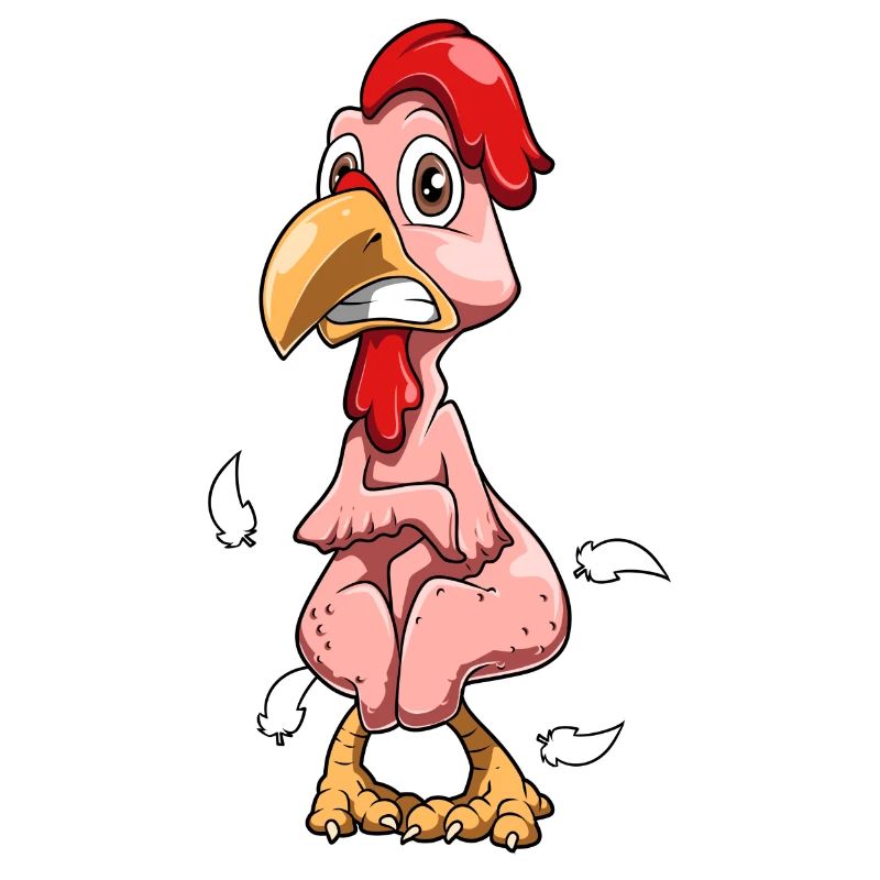 Gerupftes Huhn