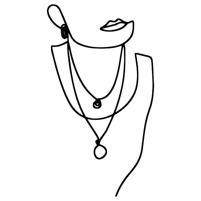 Frauen Line Art