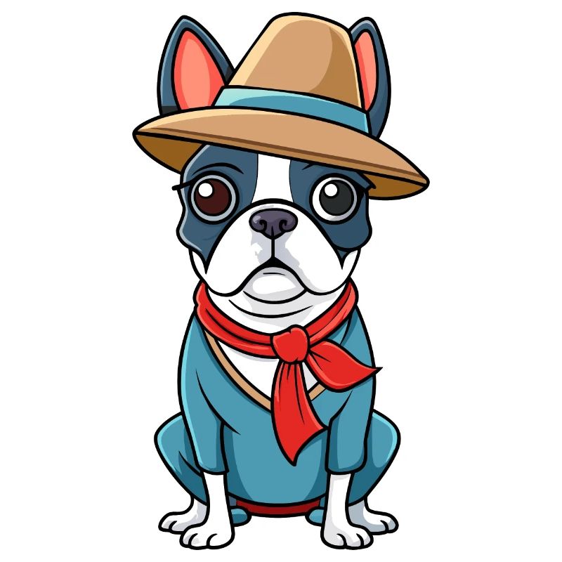 Boston Terrier Fotoshooting