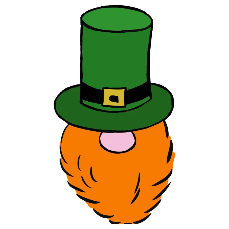 Grüner Leprechaun Hut