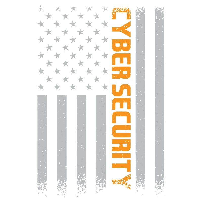 Cybersecurity American Flag