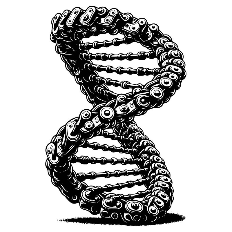 Möbius Loop Curved Chains DNA