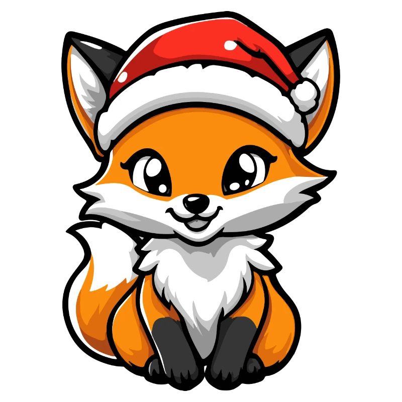 Fuchs Weihnachten Niedlich