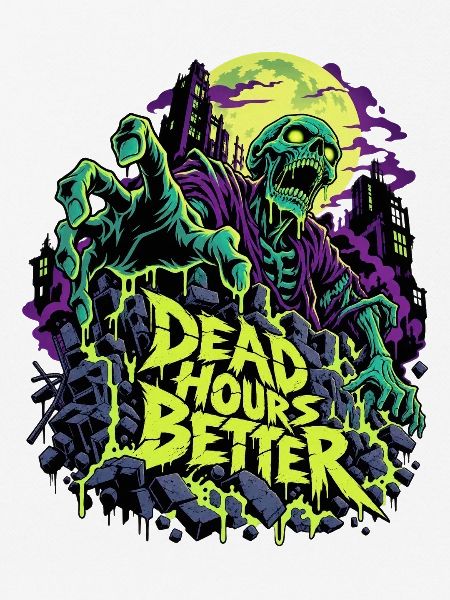 Totstunden Besser Neon Zombie